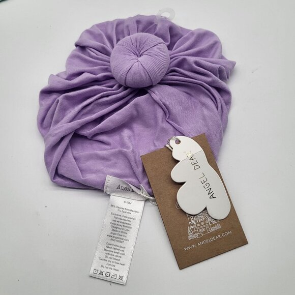 Angel Dear Other - Angel Dear Head Wrap Purple Lavendar Baby SZ 6-12M